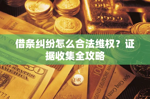 北京借条纠纷怎么合法维权?证据收集全攻略 北京借条纠纷怎么合法维权?证据收集全攻略
